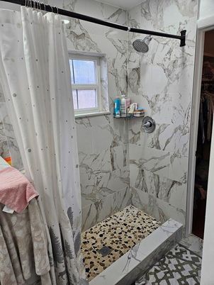 Bathroom, Interior, Marble Walls