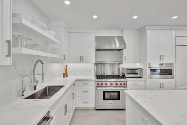Interior, Kitchen, Recessed Lighting, Stainless Steel Appliances