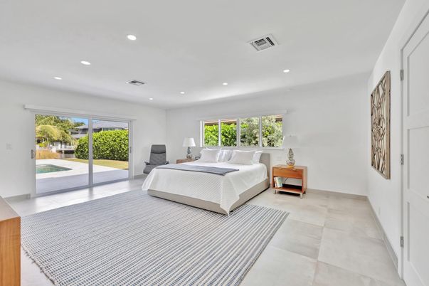 Bedroom, Interior, Recessed Lighting