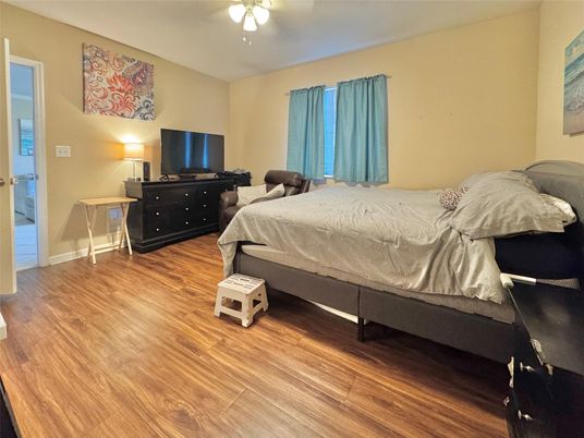 Bedroom, Interior, Wood Texture Flooring