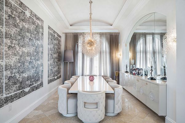 Chandelier, Dining room, Interior