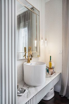Bathroom, Interior, Pendant Lights