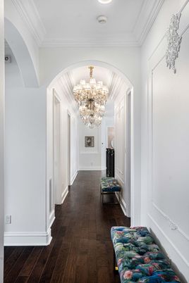 Chandelier, Interior, Recessed Lighting, Wood Texture Flooring