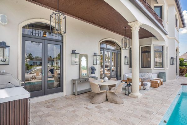 Exterior, Pendant Lights, Pool