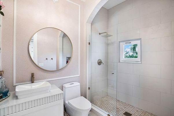 Bathroom, Glass Shower, Interior