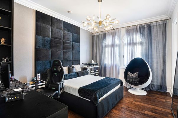 Bedroom, Interior, Wood Texture Flooring