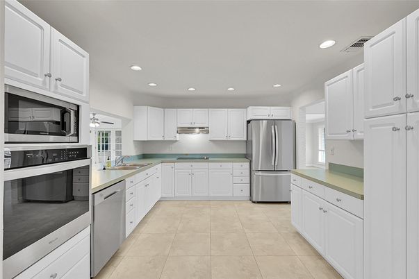 Interior, Kitchen, Recessed Lighting, Stainless Steel Appliances
