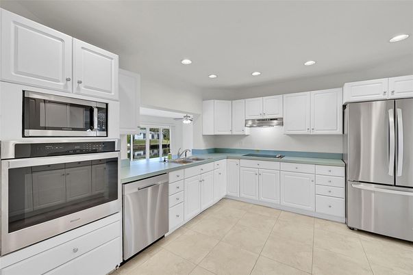 Interior, Kitchen, Recessed Lighting, Stainless Steel Appliances