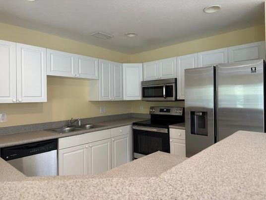 Interior, Kitchen, Recessed Lighting, Stainless Steel Appliances