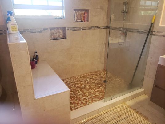 Bathroom, Glass Shower, Interior