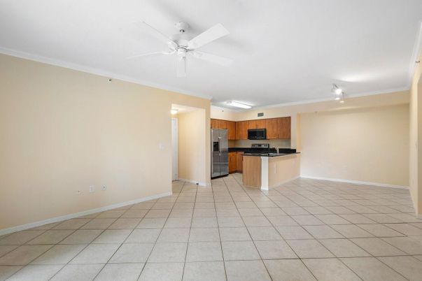 Empty room, Interior, Kitchen, Stainless Steel Appliances