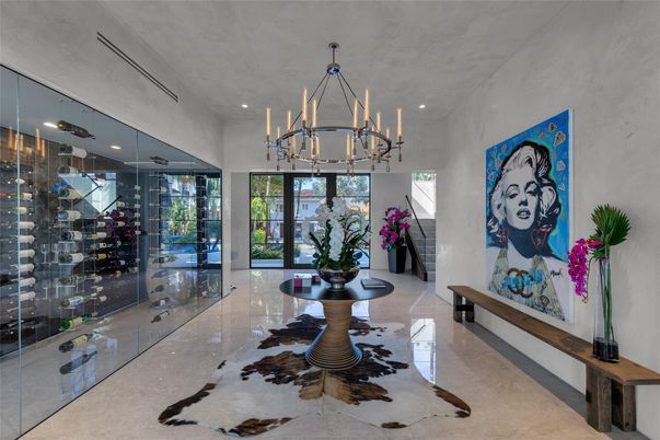 Chandelier, Interior, Recessed Lighting, Wine Storage