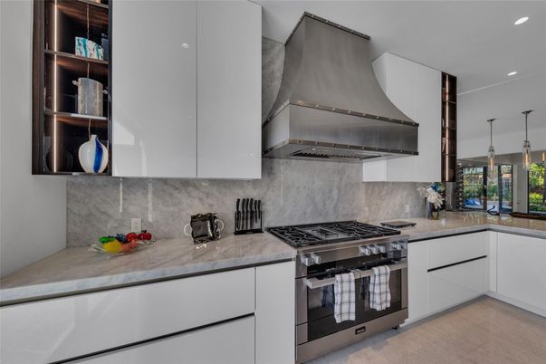 Interior, Kitchen, Recessed Lighting, Stainless Steel Appliances