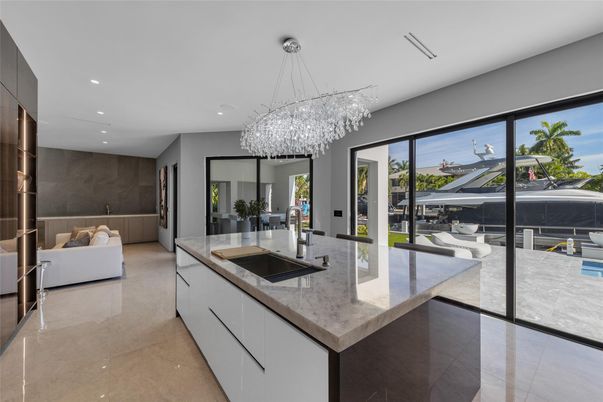 Chandelier, Interior, Kitchen, Recessed Lighting