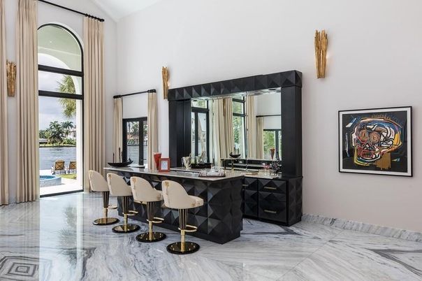 Interior, Marble, Water