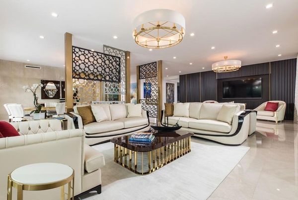 Chandelier, Interior, Living room, Recessed Lighting