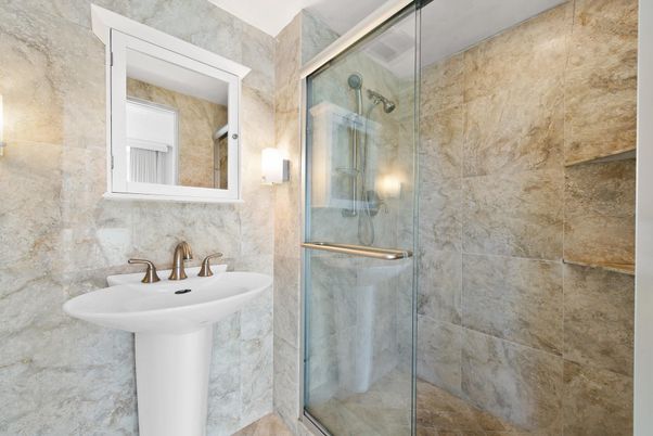 Bathroom, Glass Shower, Interior