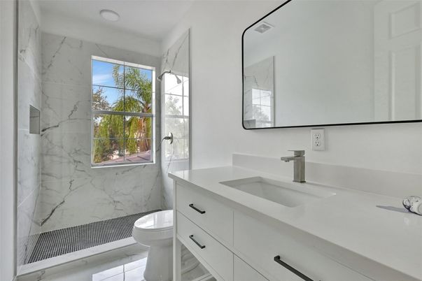 Bathroom, Interior, Marble Walls