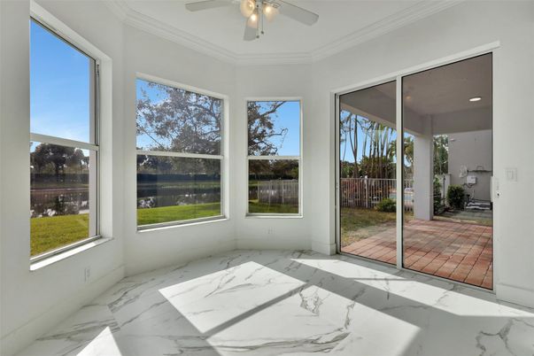 Empty room, Interior, Marble, Sun Room
