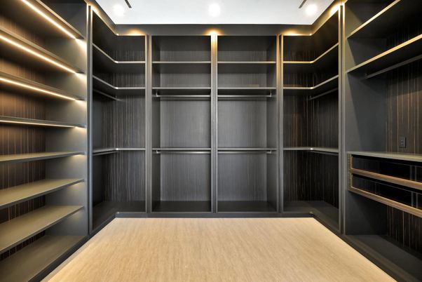 Interior, Recessed Lighting, Walk-in Closets, Wood Texture Flooring