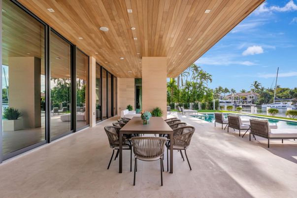 Exterior, Pool, Wooden Ceilings