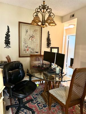 Chandelier, Home Office, Interior