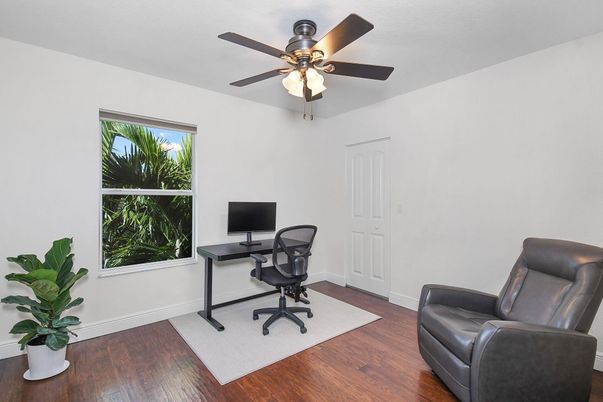 Home Office, Interior, Wood Texture Flooring