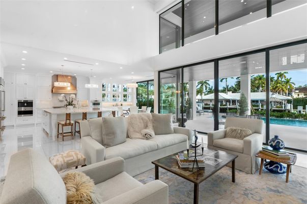 Dining room, Interior, Kitchen, Living room, Pendant Lights, Recessed Lighting, Stainless Steel Appliances