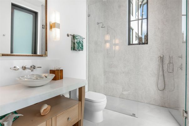 Bathroom, Glass Shower, Interior