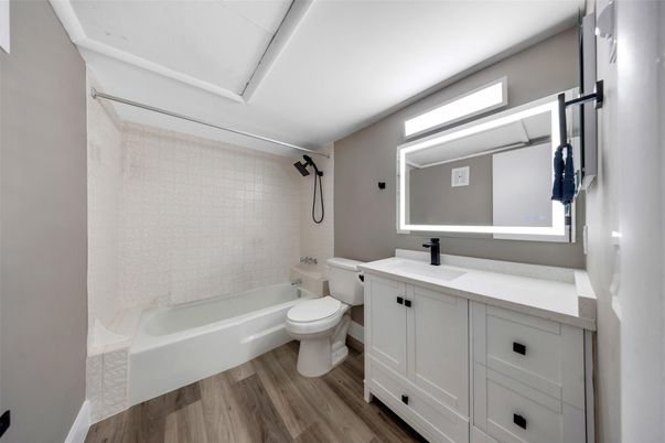 Bathroom, Interior, Wood Texture Flooring