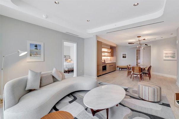 Dining room, Interior, Kitchen, Living room, Pendant Lights, Recessed Lighting, Wood Texture Flooring
