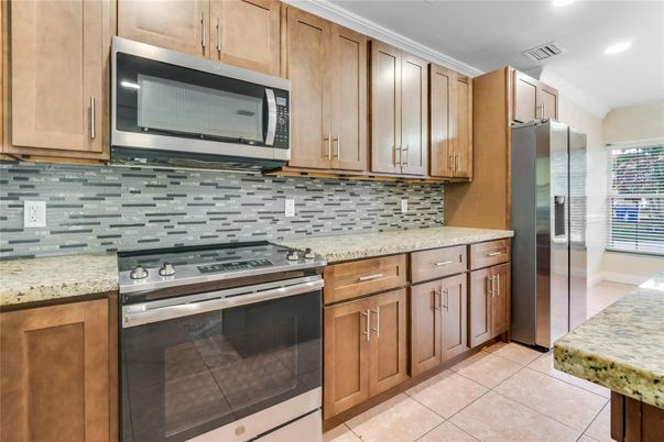 Interior, Kitchen, Recessed Lighting, Stainless Steel Appliances