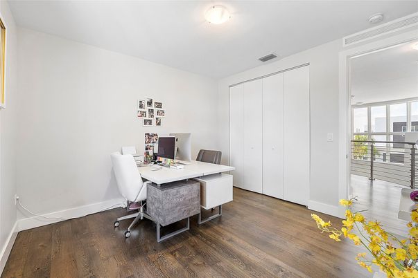 Home Office, Interior, Wood Texture Flooring
