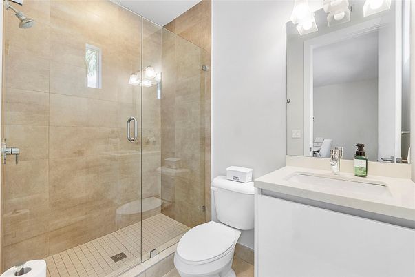 Bathroom, Glass Shower, Interior