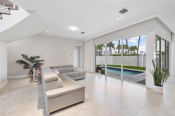 Interior, Living room, Recessed Lighting