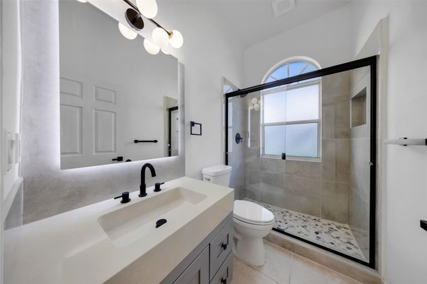 Bathroom, Glass Shower, Interior