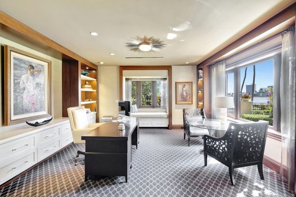 Home Office, Interior, Recessed Lighting
