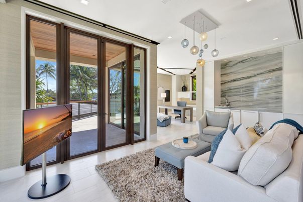 Interior, Living room, Pendant Lights, Recessed Lighting