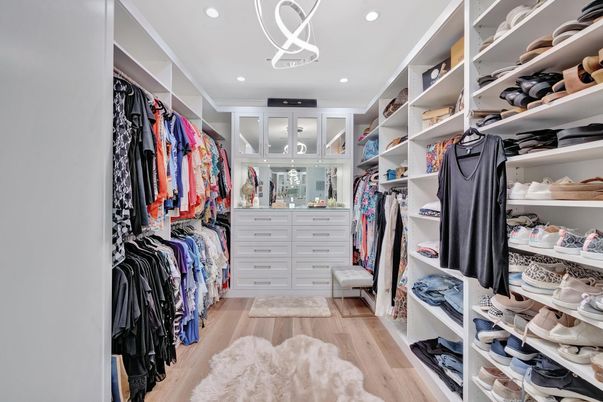 Interior, Recessed Lighting, Walk-in Closets, Wood Texture Flooring