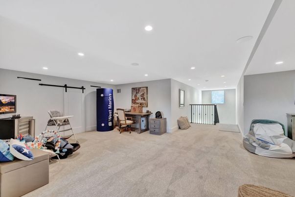 Home Office, Interior, Recessed Lighting