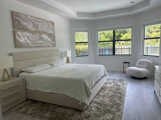 Bedroom, Interior, Wood Texture Flooring
