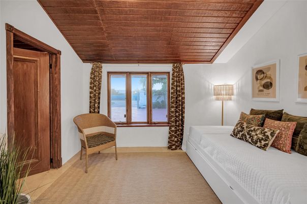 Bedroom, Interior, Water, Wooden Ceilings