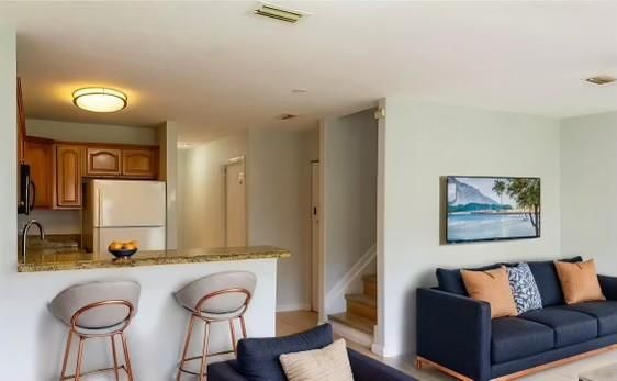 Interior, Kitchen, Living room, Wood Texture Flooring