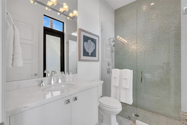 Bathroom, Glass Shower, Interior