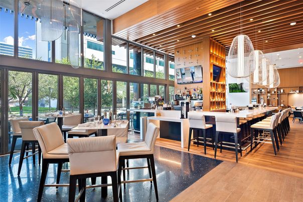 Dining room, Interior, Recessed Lighting, Wooden Ceilings, Wood Texture Flooring