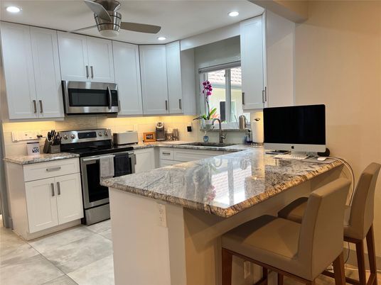 Interior, Kitchen, Recessed Lighting, Stainless Steel Appliances