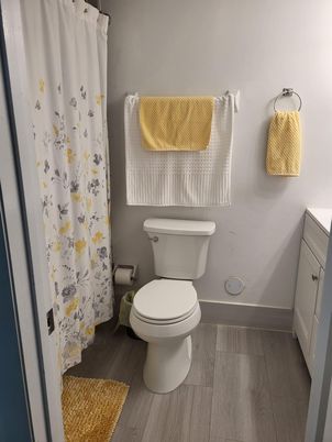 Bathroom, Interior, Wood Texture Flooring