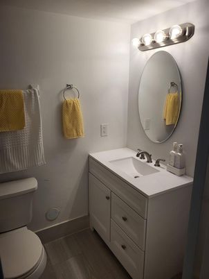 Bathroom, Interior, Wood Texture Flooring