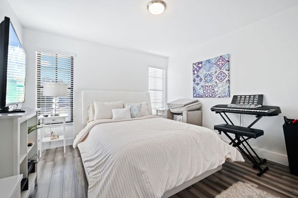 Bedroom, Interior, Wood Texture Flooring