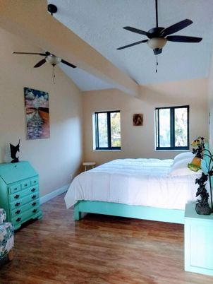 Bedroom, Interior, Wood Texture Flooring